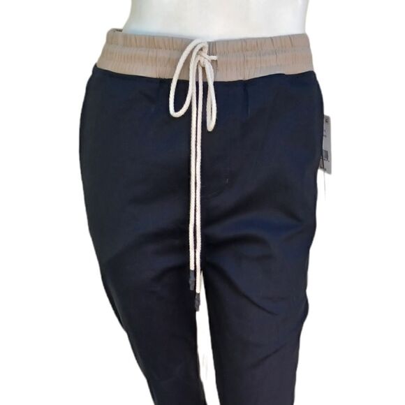 Jaywalker Pants - 616412....NWT Black/Beige Slimfit Jaywalker Joggers